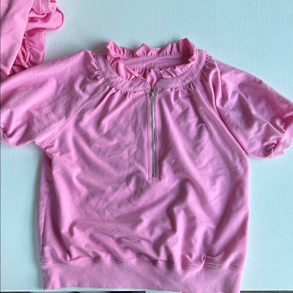 Pink Ruffled Casual Set - Picture 3 of 10